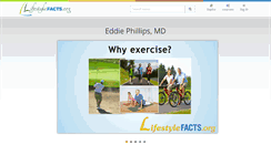 Desktop Screenshot of lifestylefacts.org